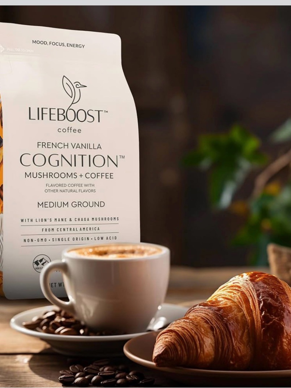 Lifeboost French Vanilla Cognition Medium Ground Coffee - Picture 4 of 6
